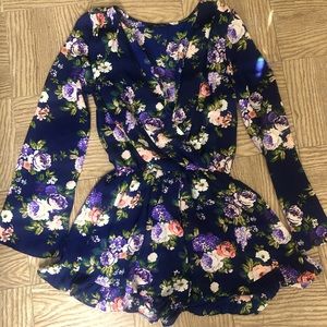 Honey Punch floral romper